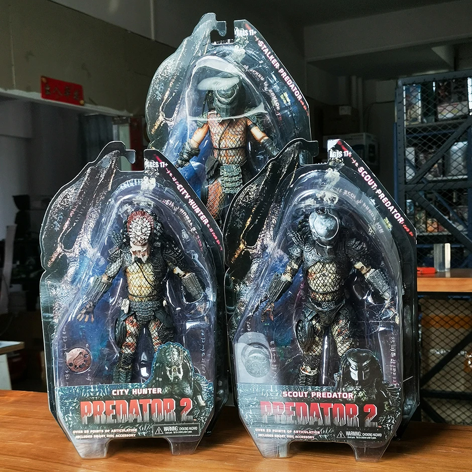 Neca Predator City Hunter Staler Sount Celtic Classic Predator 7 "Scala Action Figure Toy