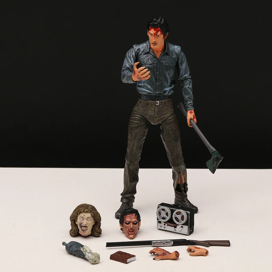 Neca Evil Dead 2 Dead By Dawn Ultimate Ash 7 "Action Figure Black Box