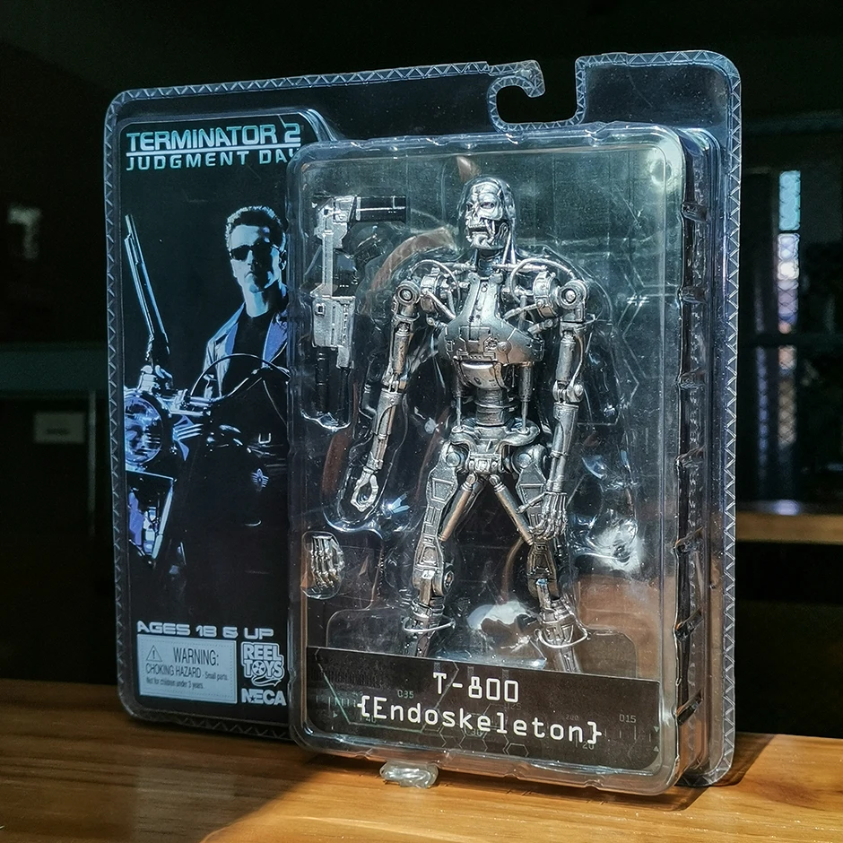 Neca The Terminator Endoscheletro Pvc Action Figure Model Doll Toy Figurales Collegabili