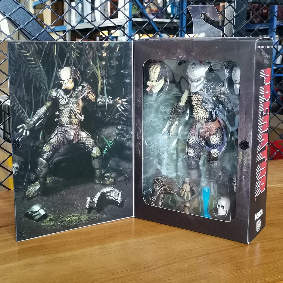 Predator 7 "Ultimate Jungle Hunter Action Figure 2017 Neca Predator Deluxe Pack Series Da Collezione