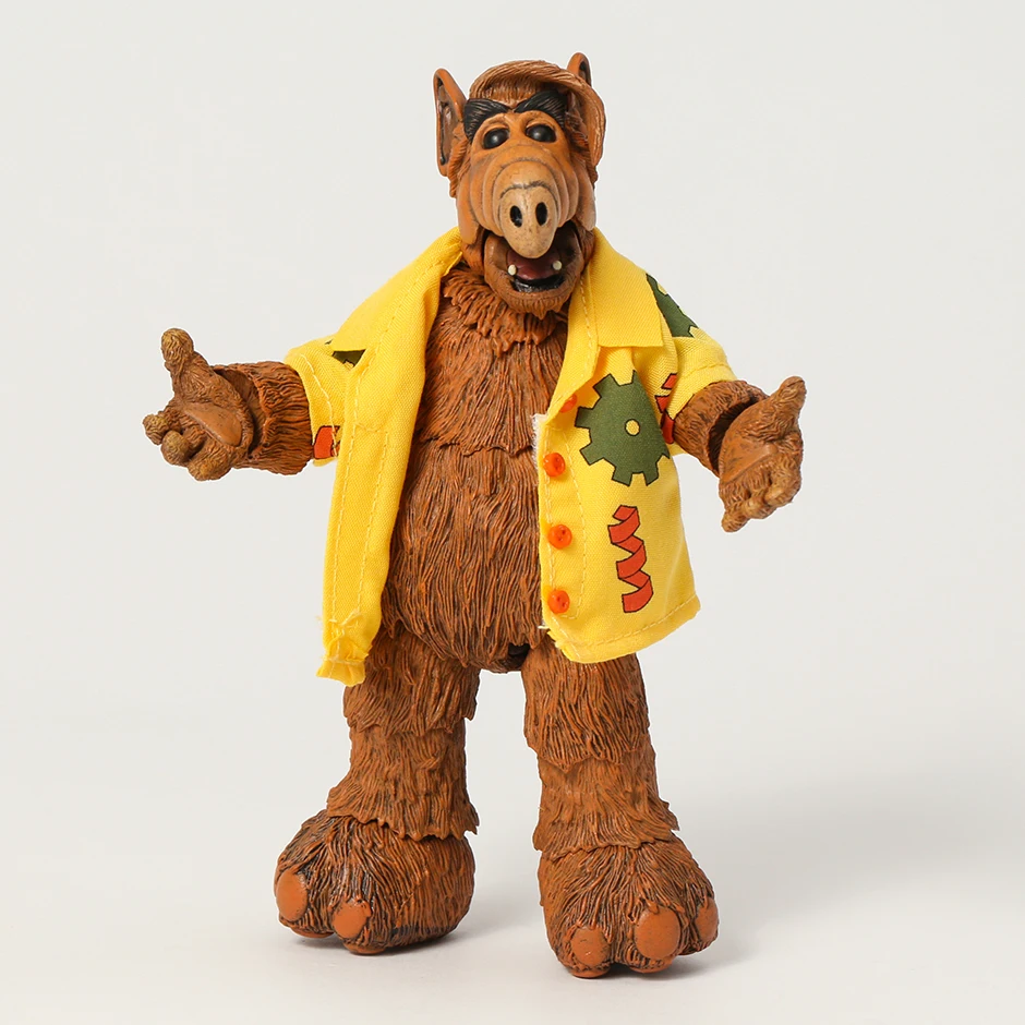 Neca Reel Toys Alf (Forma Di Vita Aliena) Action Figure Toy Figurine Modello Da Collezione Toy