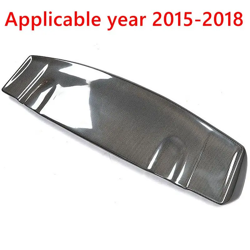 Votex Style Scirocco Carbon Fiber Rear Roof Lip Wing Spoiler For Volkswagen Vw Scirocco 2015-2017