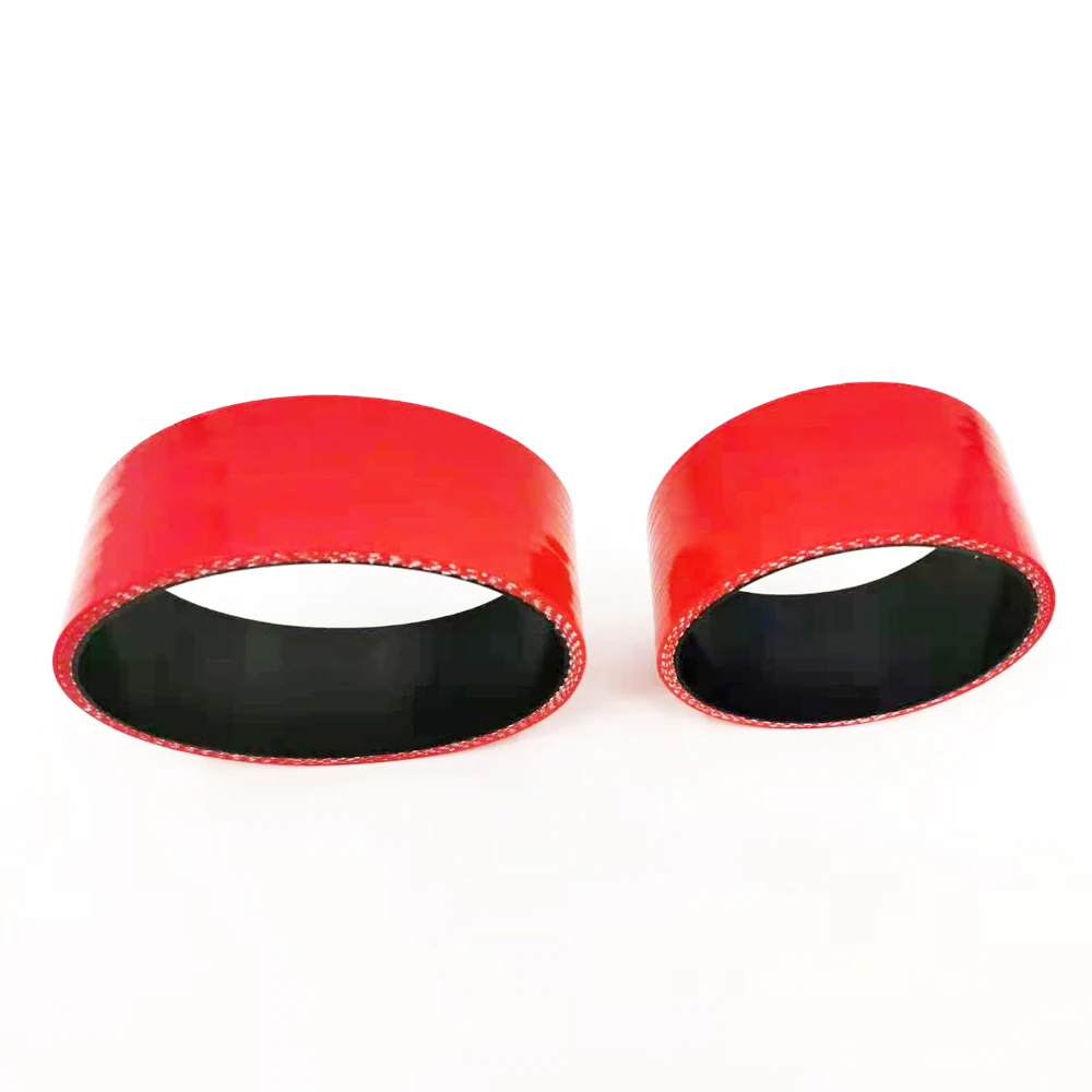 Per Mini Cooper S R53 Intercooler Tubi In Silicone Snoot Boots Top Mount Red