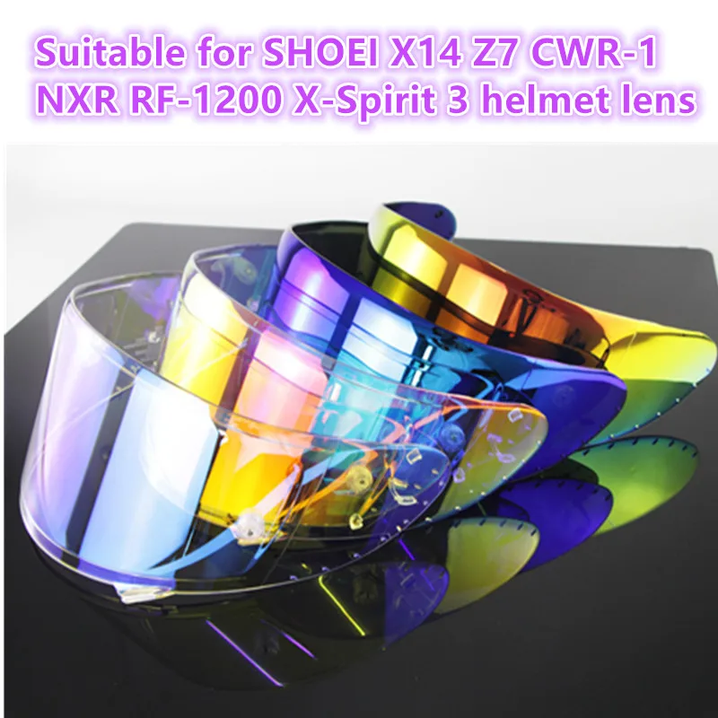Visiera Per Casco Moto Adatta Per Shoei X14 Z7 Cwr-1 Nxr Rf-1200 X-Spirit 3 Lente Per Casco Fibbia Piccola Per Visiere Shoei X-14