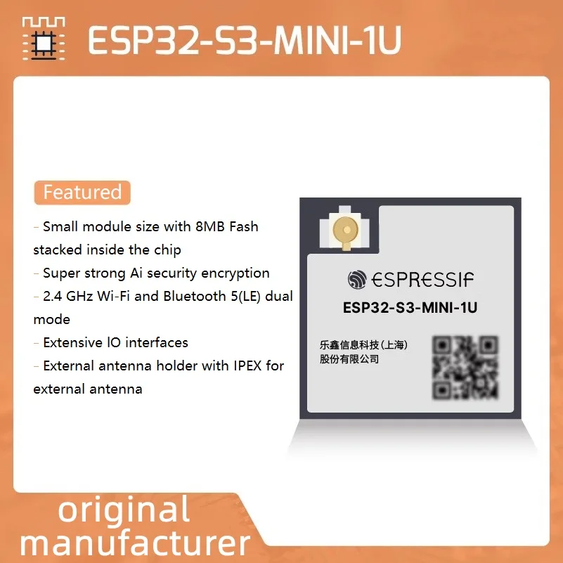 Esp32-S3-Mini-1U Modulo