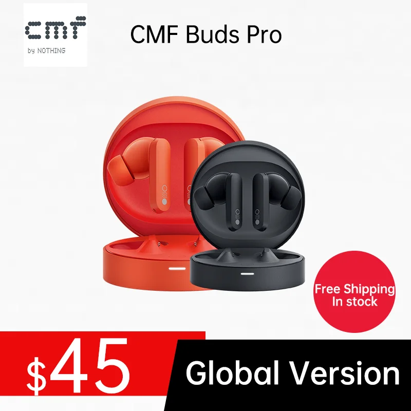 Global Verison Cmf By Nut Buds Pro Con Tecnologia 45 Db Anc Ultra Bass Fino A 39 Ore Di Durata Della Batteria Auricolare Bluetooth
