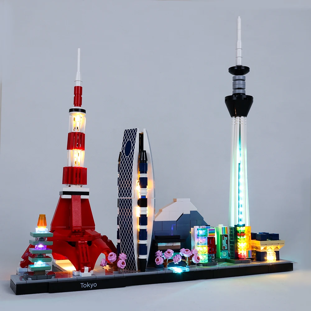 Kit Luci A Led Per Architettura 21051 Tokyo Skyline Souvenir Building Blocks Non Include Il Modello