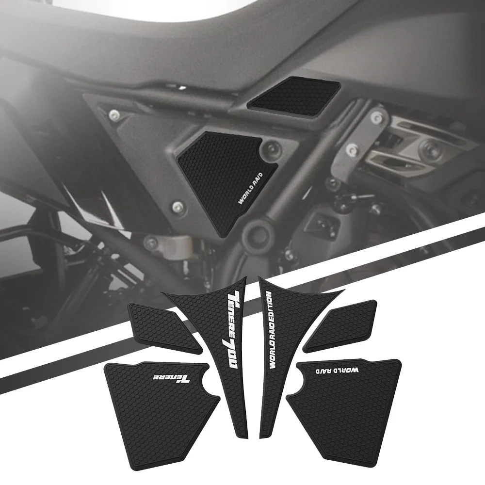 Tenere700 World Raid Rally Edition Moto Antiscivolo Side Fuel Tank Stickers Pad Per Yamaha Tenere 700 World Raid Explorer Edition
