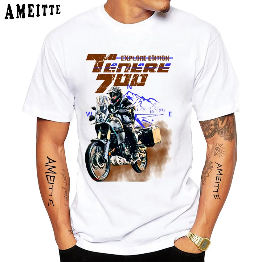 Tenere 700 T7 Explore Edition Yama Super Tenere 1200 Sport Tshirt Uomo Manica Corta Adventure Mountain Riding T-Shirt Tees