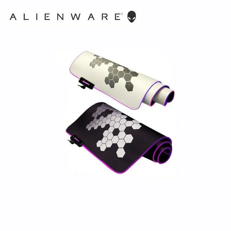 Alienware 7 Colori Pc Gaming Led Usb Rgb Mouse Pad Desktop Mousepad Muslimah