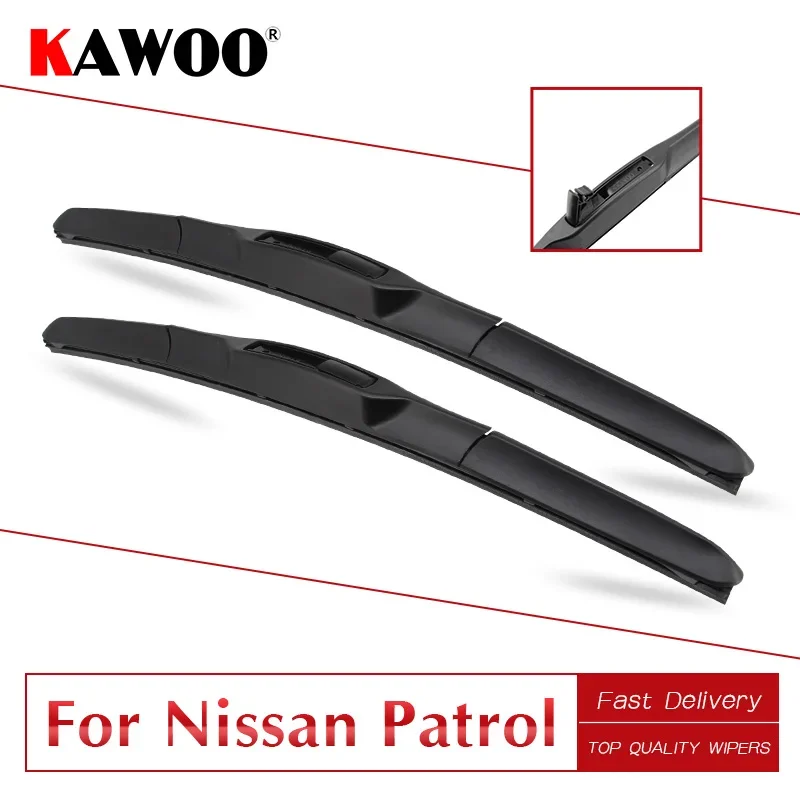 Kawoo Per Nissan Patrol Y60/Ptrol Gr Y61/Patrol Y61/Patrol Y62 Auto Windcreen Tergicristalli Lame Anno Dal 1987 Al 2016 In Forma Di U Gancio Del Bracc