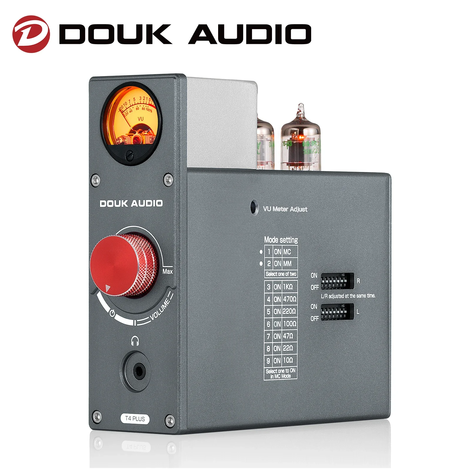 Preamplificatore Da Palco Phono Audio 5654 Douk Audio Per Giradischi Domestici Amplificatore Per Cuffie Con Preamplificatore Audio Stereo Vu Meter Per