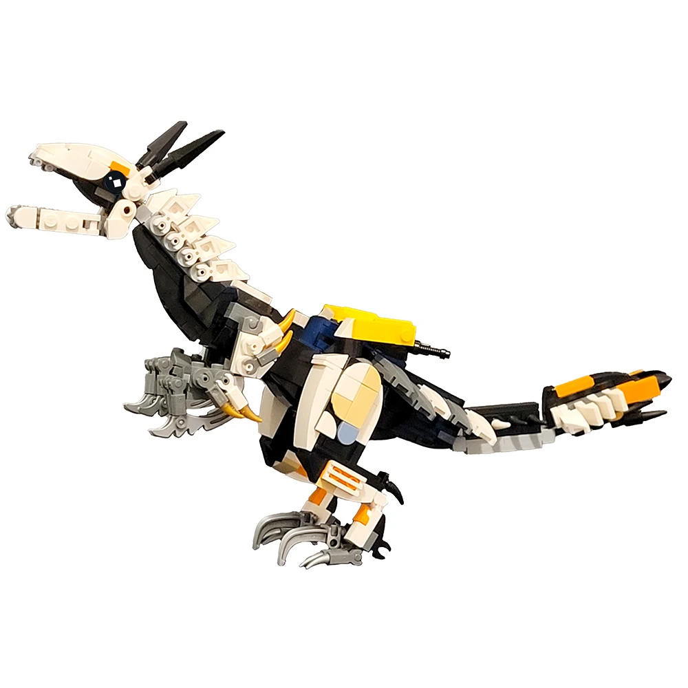 Moc Game Horizoned Viedens West Clawstrider Beast Building Block Set Machinery Observer Model Bricks Toy Kids Birthday Gift