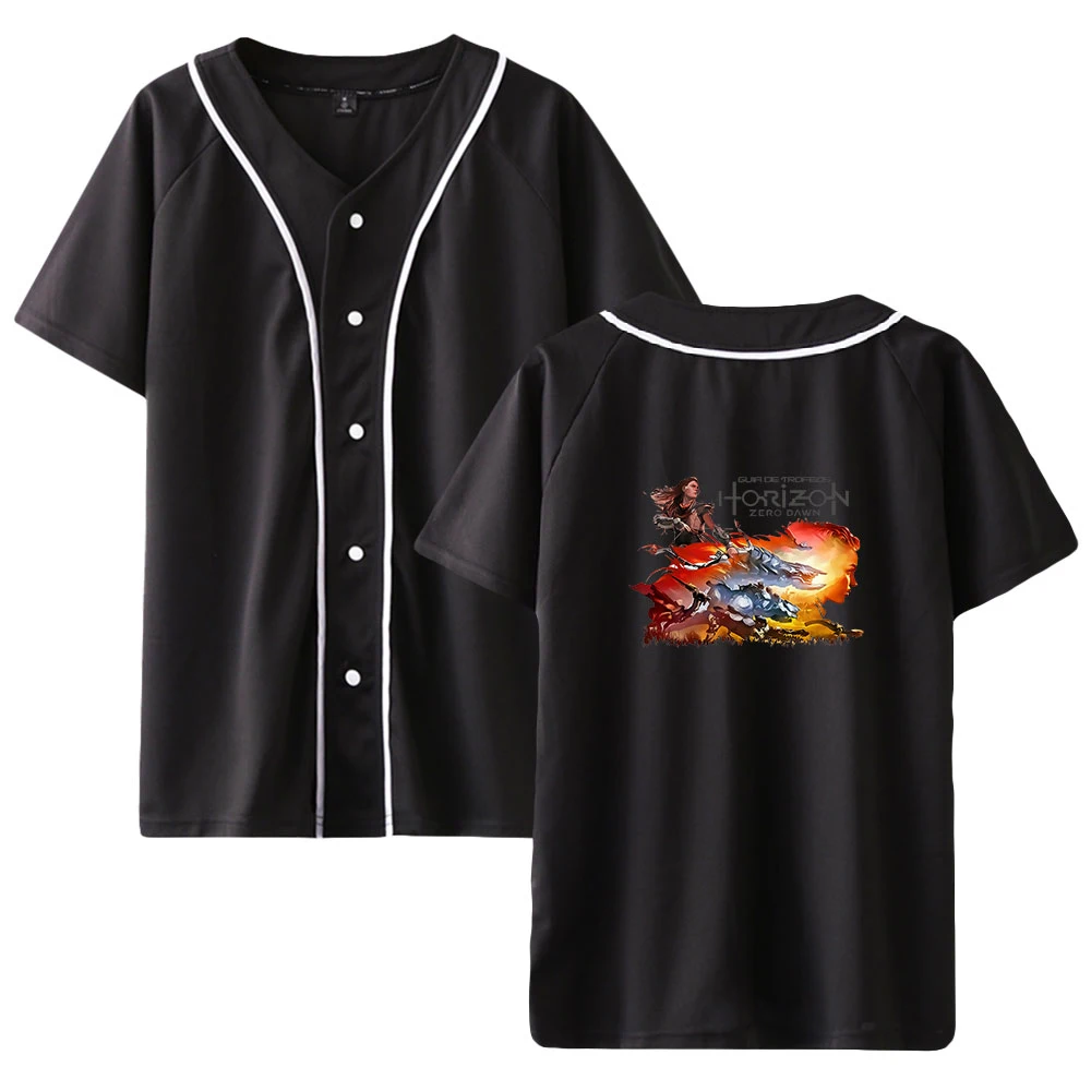 Horizon Warded West Giacca Da Baseball Donna Uomo Manica Corta Giacche Estive Casual Streetwear Abbigliamento Estivo