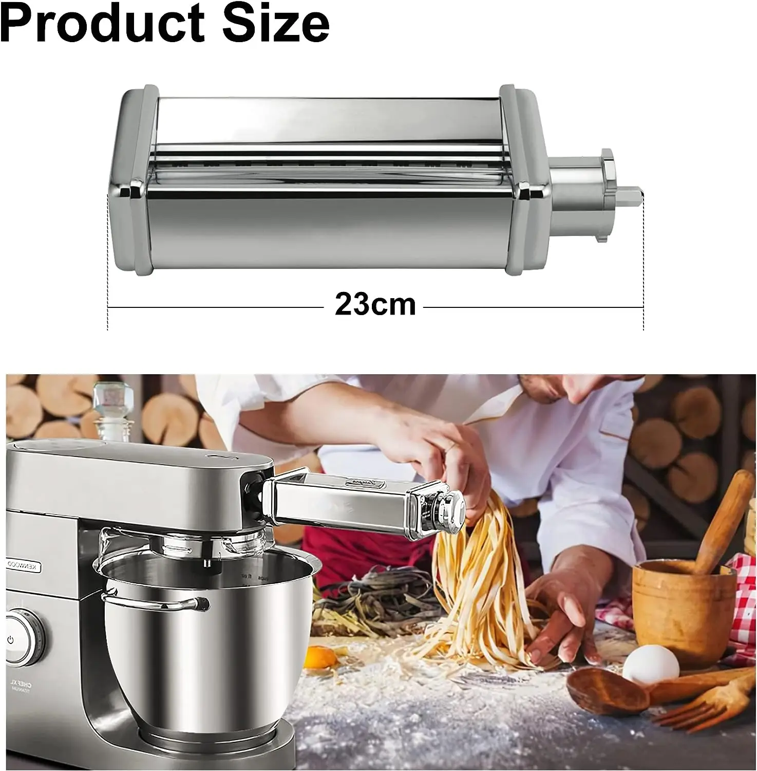Accessori Per Chef Kenwood, Affettatrice Per Pasta Fresca Kax950Me E Rullo Per Pasta Per Kenwood Kcc Kcl Kmx Roll Sfoglia Taglierina Per Lasagne