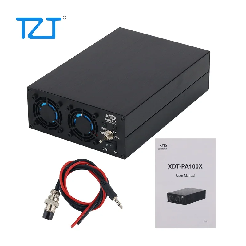 Amplificatore Di Potenza A Onde Corte Tzt Xdt-Pa100X 120W 1.8Mhz-30Mhz Con Filtro Passa-Basso Da 3 Pezzi Per Radio Xiegu-X6100