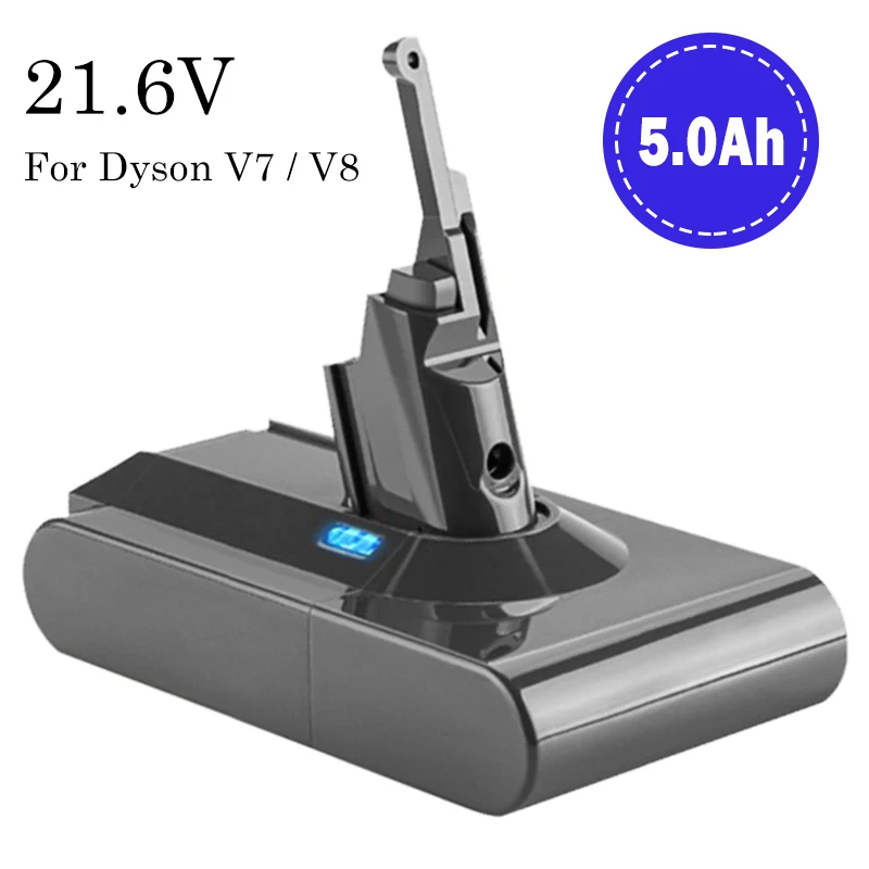 21.6V 5.0/6.0 Ah Batteria Di Ricambio Per Dyson V8 V7 Cordless Handhold Vacuum Sv10 V8 Fluffy V8 Animal V8 Absolute V8 Motorhead
