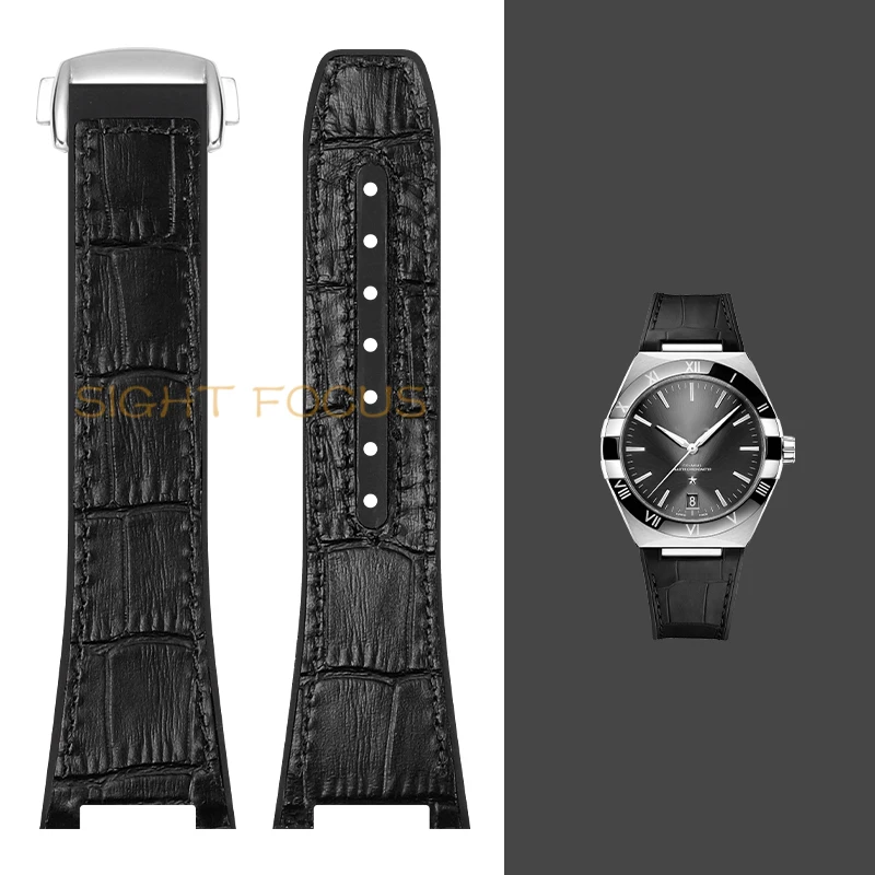 Cinturino In Gomma Con Lato Inverso Composito 25X14Mm Per Omega Constellation 41Mm Manhattan 39Mm 131 Cinturino In Gomma Cinturino Cinturino