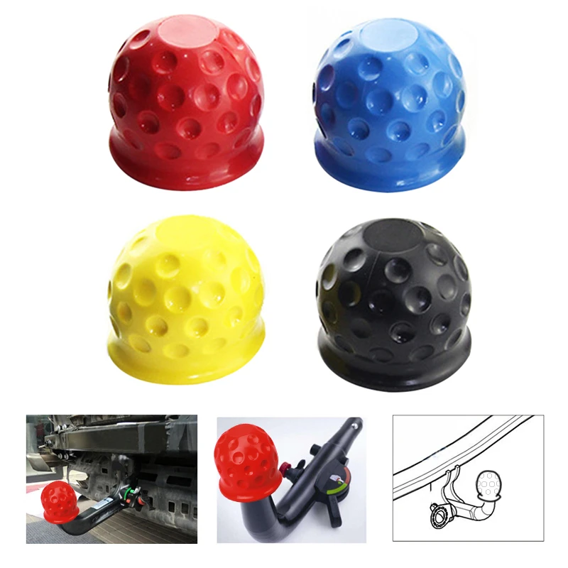4 Colori Universale 50Mm Gancio Di Traino Tappo Di Copertura A Sfera Rimorchio Copertura A Sfera Tappo Di Traino Gancio Di Traino Rimorchio Gancio Di 