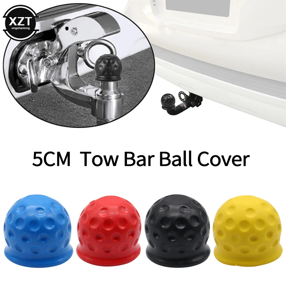 Nuovo 4 Colori Universale 50Mm Barra Di Traino Copertura A Sfera Tappo Rimorchio Copertura A Sfera Gancio Di Traino Gancio Di Traino Rimorchio Towball