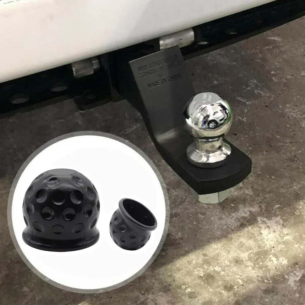 Gancio Di Traino Tappo A Sfera Gancio Di Traino Gancio Di Traino Copertura A Sfera Rimorchio Per Camion Towball Proteggere 50Mm Gomma Nera Accessori P
