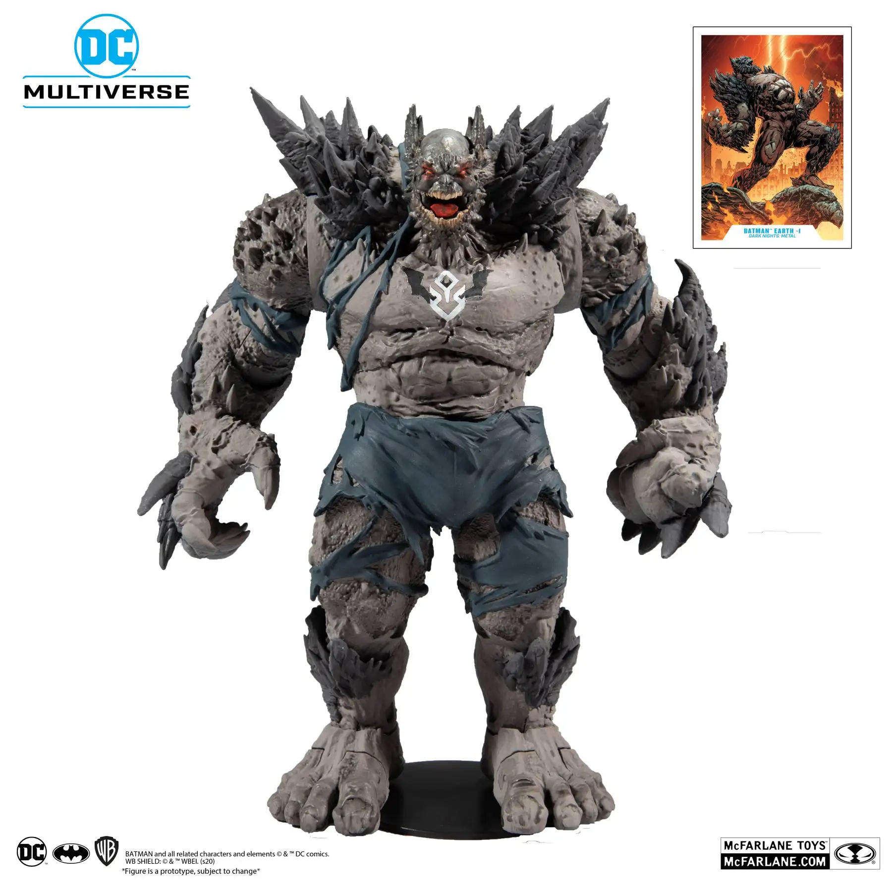 New Classic Mcfarlane Dark Knights Superman Batman Demon Super Boss Doomsday Pvc Action Figure Model Toys For Kids Gifts