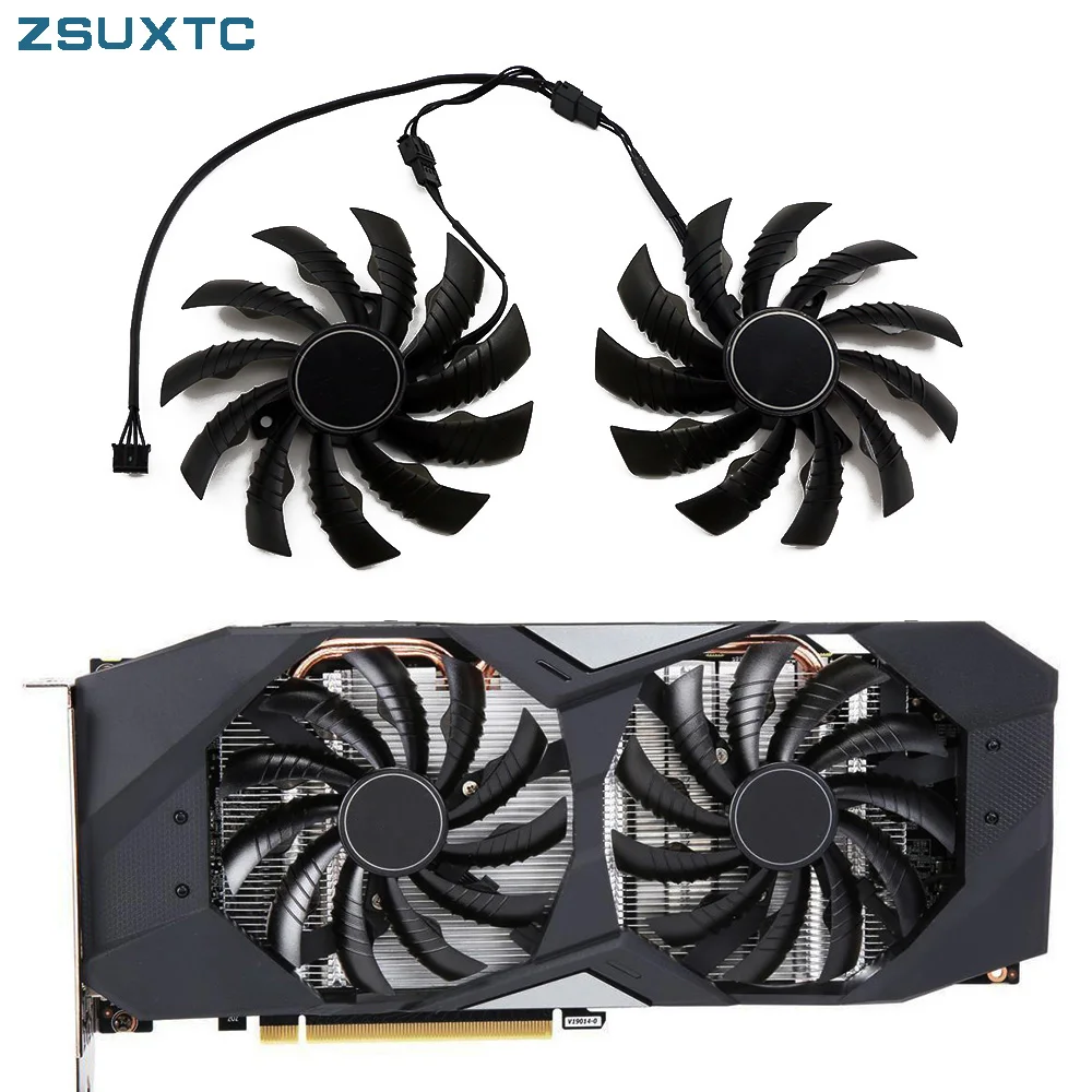 95Mm Muslimexttx1660Ti Gtx 1650 Per Gigabyte Rtx2070 Rtx 2060 Super 2070 Windforce Oc Ventola Di Raffreddamento Della Scheda