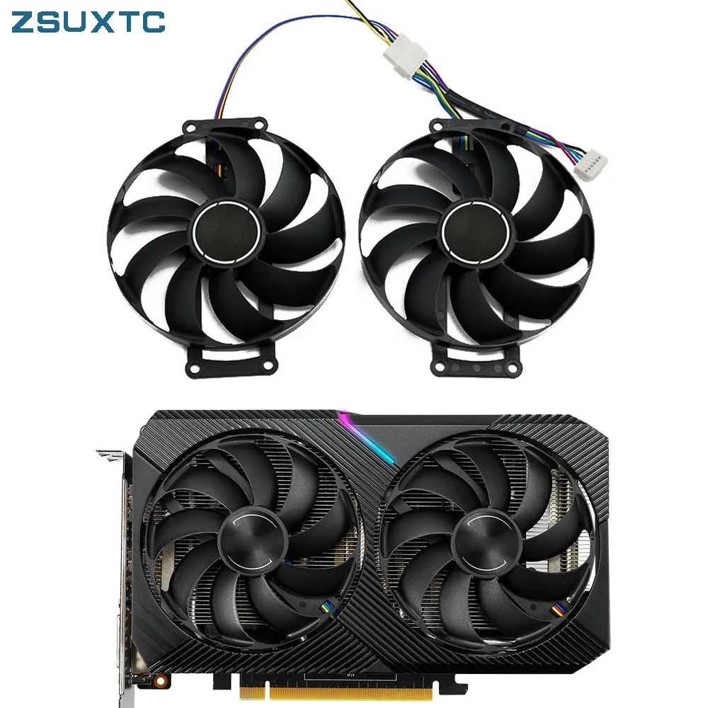 Fdc10H12S9-C Per Asus Geforce Rtx 2060 2070 Dual Mini Oc Gtx 1660 Super Rtx2060 Rtx2070 Ventola Di Raffreddamento Della Scheda Grafica Muslimah