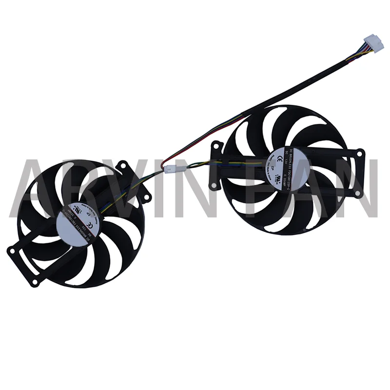 2 Pz/Set, Ventola Di Raffreddamento Della Scheda Vga, Fdc10H12S9-C, Per Rtx 2070 8Gb Dual V2, Per Gtx1660Ti 6Gb Dual ,Dual Rtx 2060-O6G