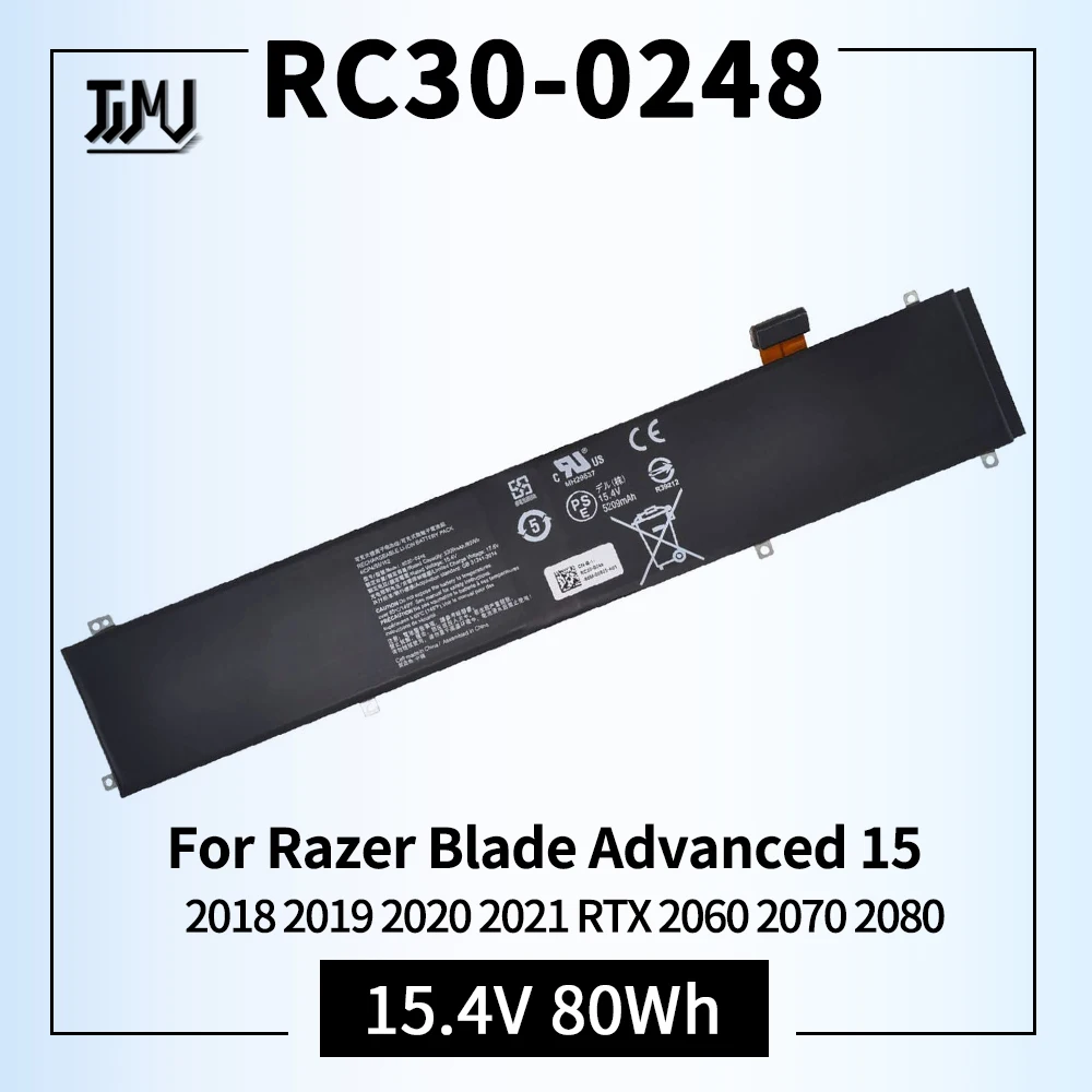 Rc30-0248 Batteria Per Razer Blade Advanced 15 2018 2019 2020 2021 Rtx 2060 2070 2080 Rz09-02385 Rz09-02386 Rz09-02386E92