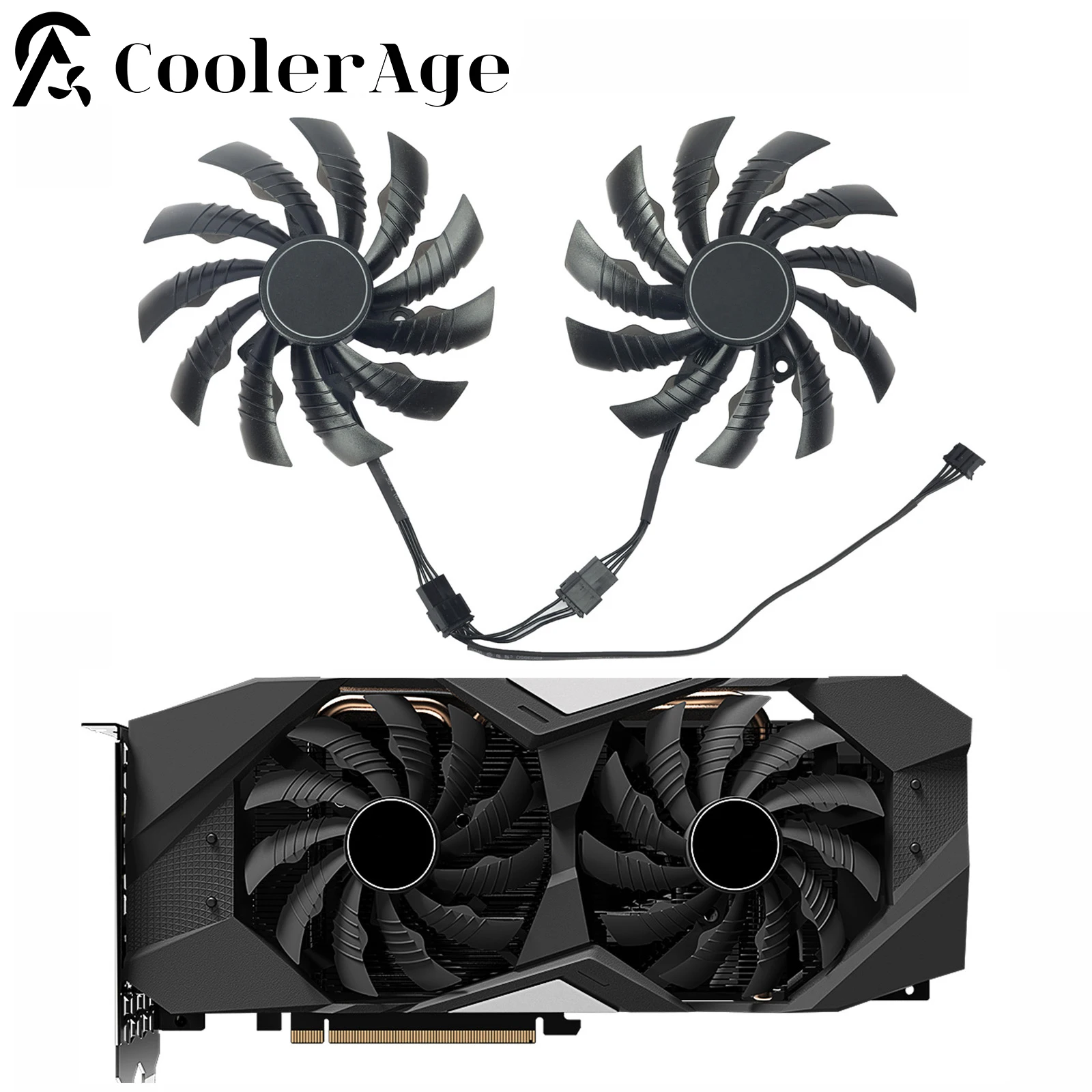 Ventola Per Scheda Video Per Gigabyte Rtx2070 Rtx 2060 Super 2070 Windforce 95Mm Pld10010S12H Gtx1660Ti Gtx1650 Ventola Gpu