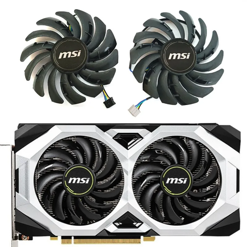 Nuova Ventola Gpu Ventus 87Mm 4Pin Pld09210S12Hh Rtx 2060, Per Ventola Di Raffreddamento Della Scheda Grafica Msi Geforce Rtx 2060 2070 2080 Ventus