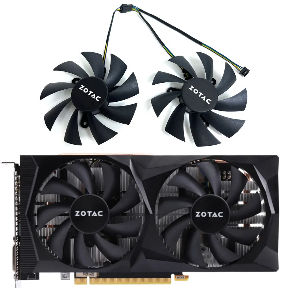Nuova Ventola Gpu Ga92A2H Cf9015H12S 87Mm Rtx 2060, Per Ventola Di Raffreddamento Della Scheda Grafica Zotac Rtx 2060, Rtx 2060, Gtx 2070