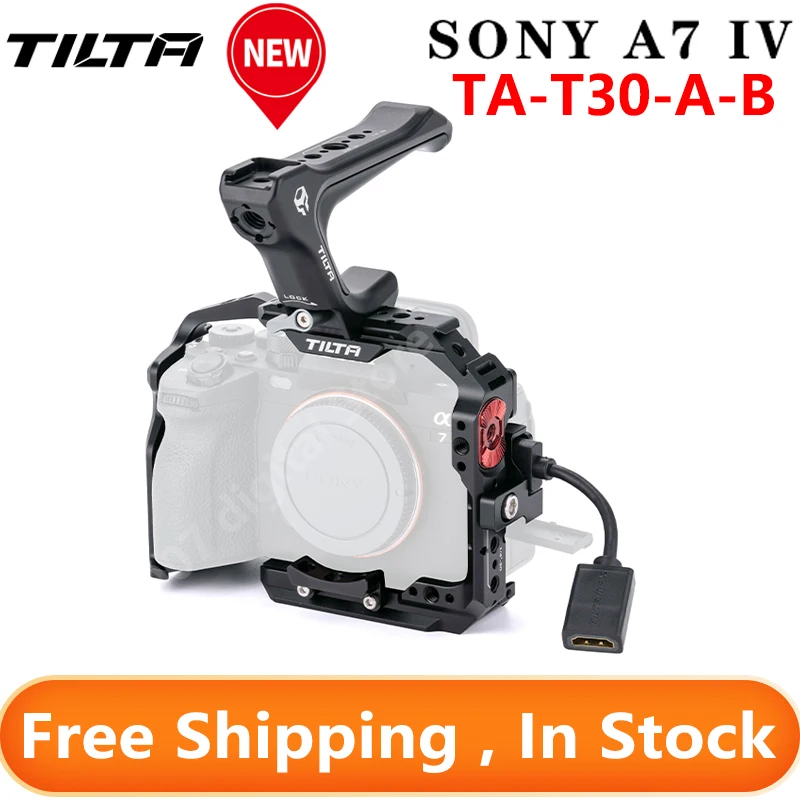 Tilta Ta-T30-Fcc-B A7M4 A7R5 Kit Di Base Per Gabbia Per Fotocamera Completa Pro Kit Per Fotocamere Dslr Sony A7 Iv A7R V A1 A7S3 A7R4 A9 A9 Ii A73 A7R