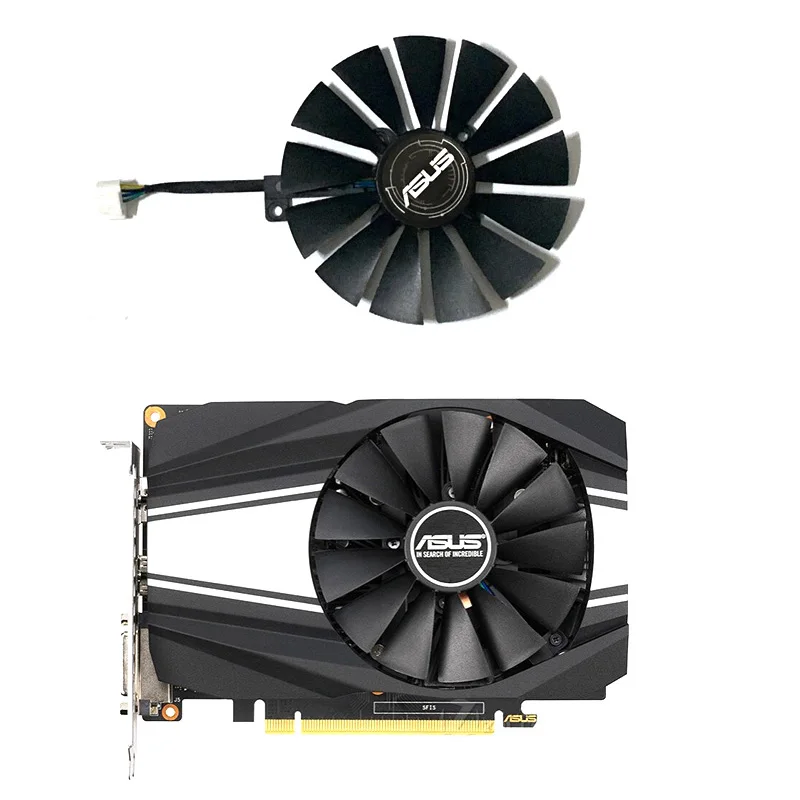 95Mm Pld10010B12Hh 6 Pin Rtx 2060 Gtx 1660 1650 Ventola Super Gpu Voor Asus Ph-Gtx 1660 Ti-O6G Ph-Gtx1660Ti Gtx 1660Ti Itx Graphics