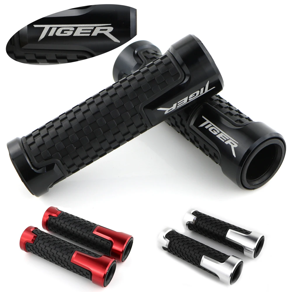 Misura Per Triumph Tiger 1050 Sport Tiger 800 Xc Tiger 1200 Explorer Manopole Manubrio Moto Alluminio Gomma Antiscivolo