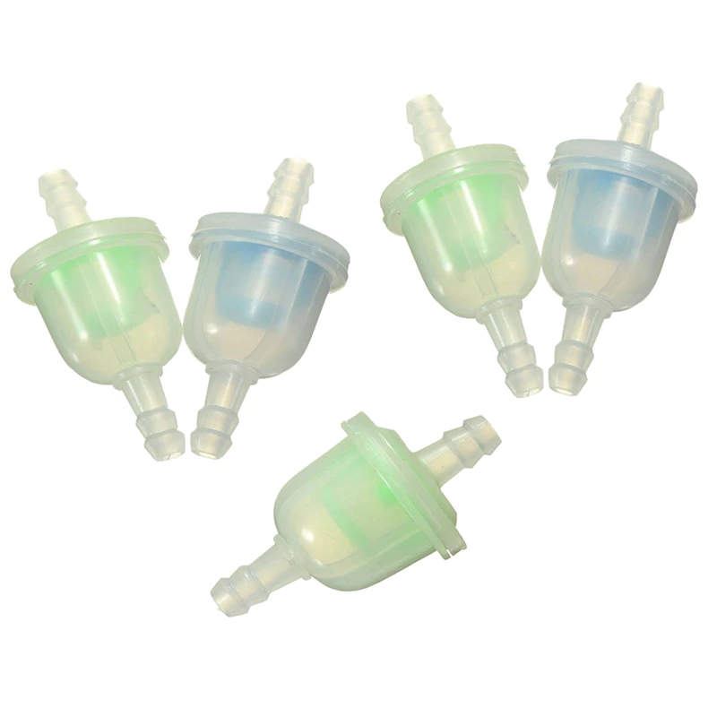 5X Plastica Filtro Del Carburante M I/D X 5.5Mm O/D Per Mini Dirt Moto Moto Corse Colore