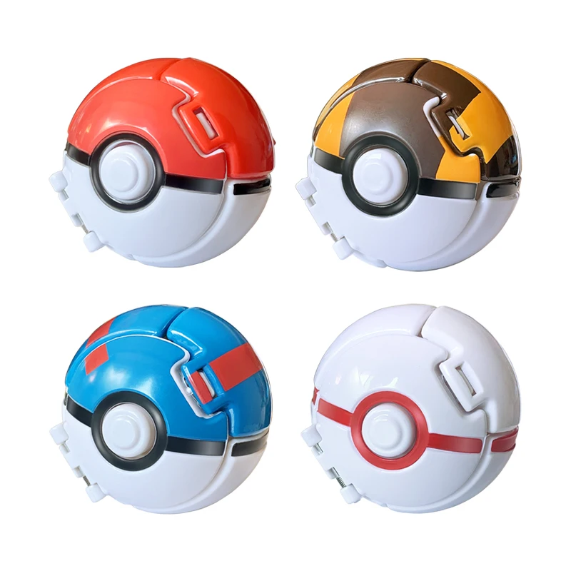 Pokeball Cute Pokemon Elf Figures For Children Pikachu Japan Anime Figures Pokemon Ball Pokemon Figures Toys