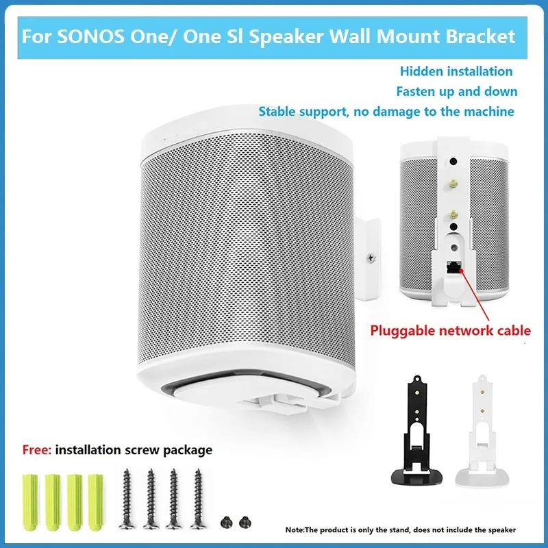 1 Paio Di Supporti Da Pavimento Per Altoparlanti Surround In Legno Hifi Per Sonos Play 1 3 Sony Z9R N950 Jbl Satellite Theaterlifting Speaker Staffa B
