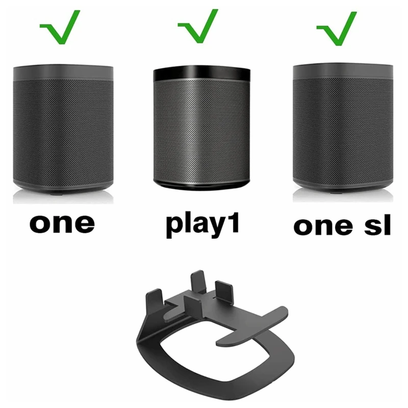 Supporto Da Tavolo Con Staffa Per Sonos One Sl/Per Play 1 Sound Speaker Sturdy Me
