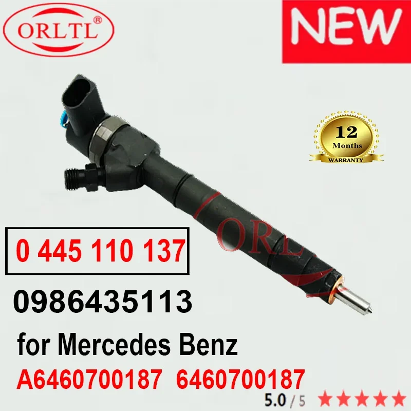 0445110137 Iniettore Originale Diesel 6460700187 A6460700187 0 445 110 137 Per Mercedes Sprinter 316, 416 Cdi, Vito E Viano Cdi