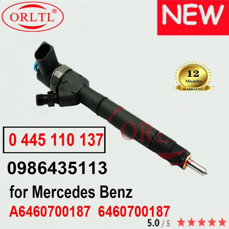0445110137 Iniettore Originale Diesel 6460700187 A6460700187 0 445 110 137 Per Mercedes Sprinter 316, 416 Cdi, Vito E Viano Cdi