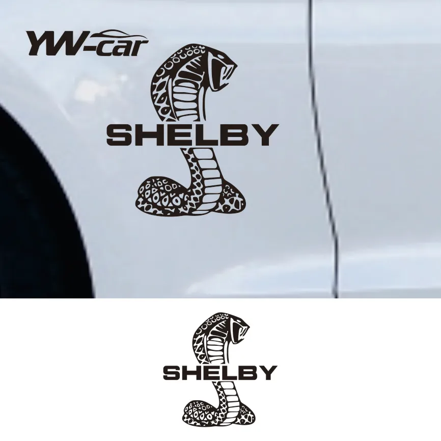 Shelby Cobra Decalcomanie In Vinile Car Windows Paraurti Decor Adesivi Accessori Per Ford Mustang Shellby Car Styling Parts
