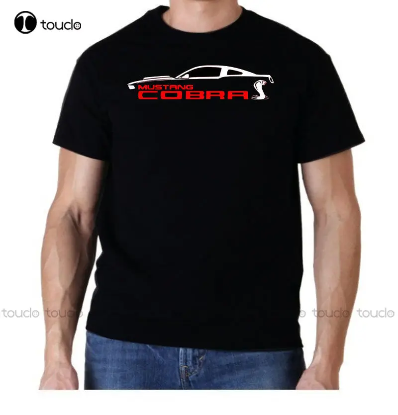 Maglietta Stampata Nuova Moda Estiva Manica Corta 2005 - 2014 Maglietta Americana Mustang Gt Shelby Cobra Racer Muscle Car