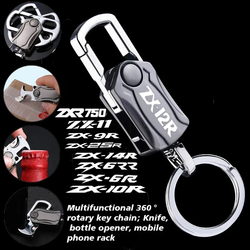 Portachiavi Moto Portachiavi Multifunzione Portachiavi Per Kawasaki Zx-14R Zx-25R Zx-10R Zx-6R Zxr-750 Zx-11 Zx-9R