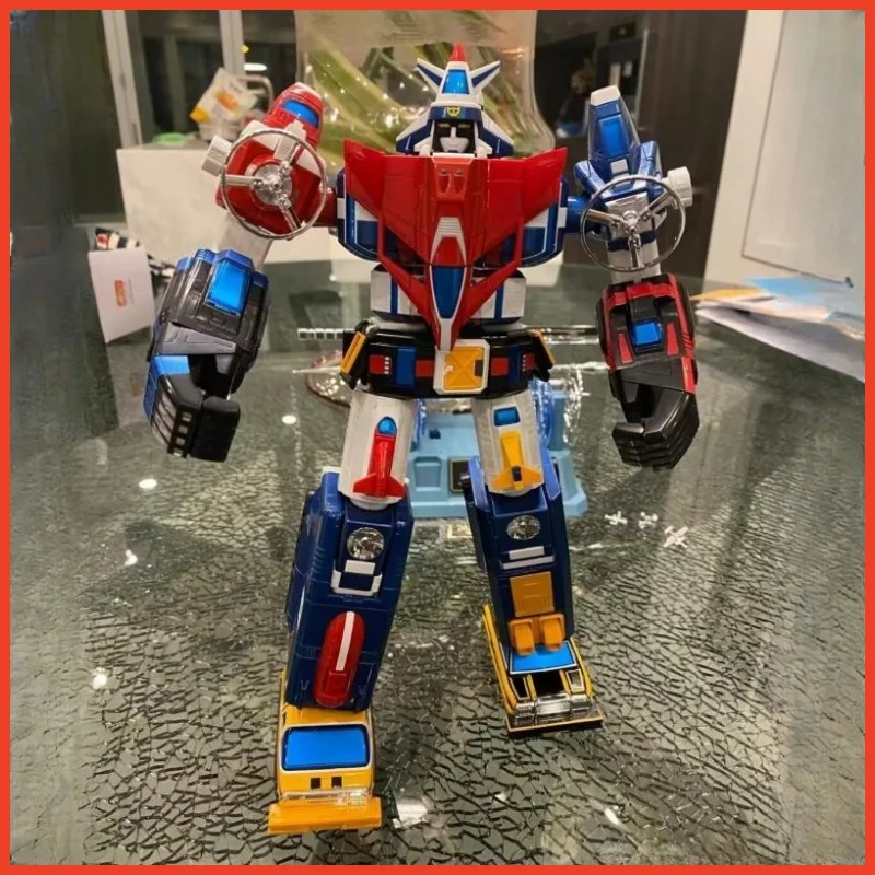 In Magazzino Reprint Bandai Chogokin Dairugger Xv Gx-88 Mecha Fleet 15 In One Action Figures Collezione Regalo Giocattolo Regali Hobby