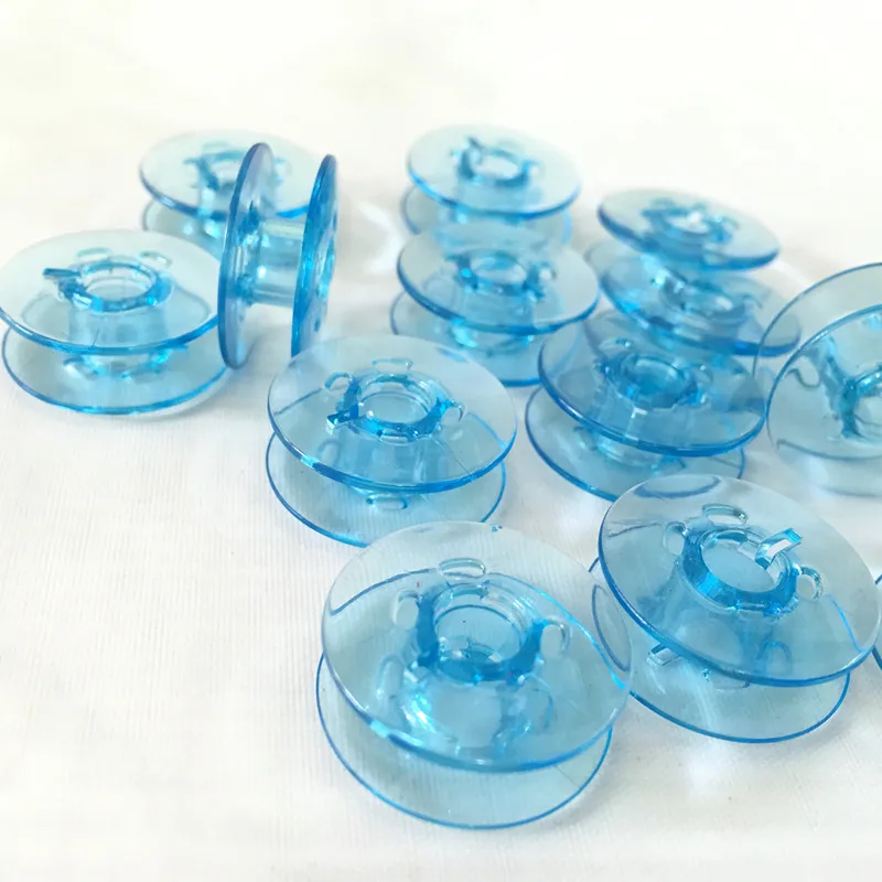 50 Pz/Lotto #9033P Bobine Da Cucire In Plastica Blu Per Pfaff Marca 1469 1471 1472 1473 1475 Creative 2134 Accessori Per Macchine Da Cucire
