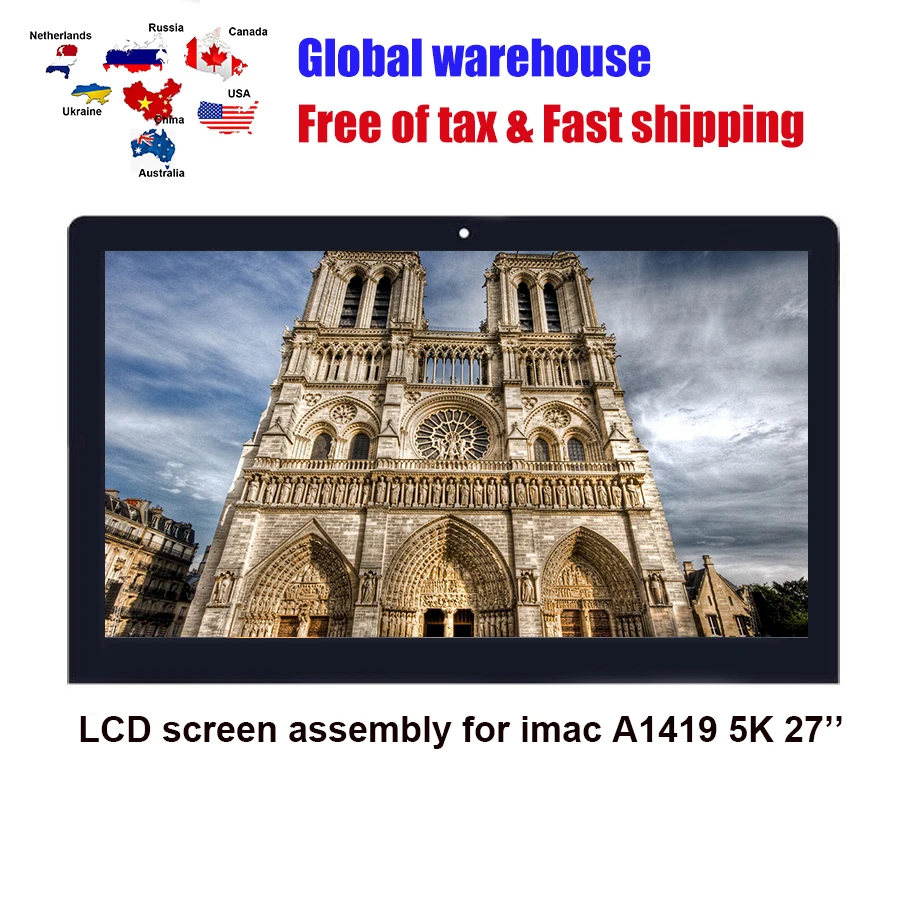 Per Imac A1419 5K Schermo Lcd Display Retina 27 ''Lm270Qq1 Sdb1 Sda2 Sdc1 Emc2834 2806 3070