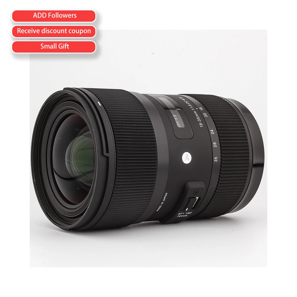 Sigma 18-35Mm F1.8 Art Dc Hsm Lens Per Canon, Nero