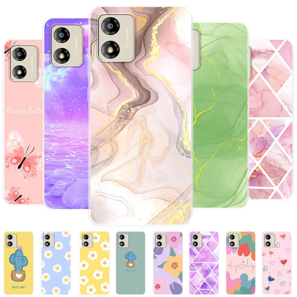 Per Motorola Moto E13 Custodia Morbida Cover Posteriore In Silicone Per Motorola Moto E13 Funda Coque Per Moto E13 E 13 Custodia Paraurti Trasparente
